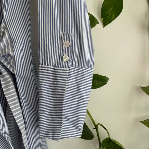 RESERVED Asymmetric shirt mini dress Sz S - Picture 5 of 6